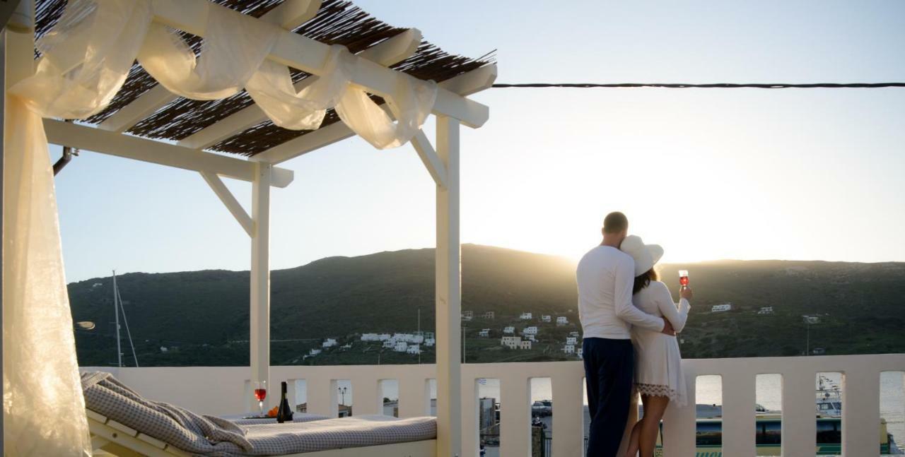 The Veranda Of Gavrion-Exclusive, Centrally Located With Seaview Kültér fotó